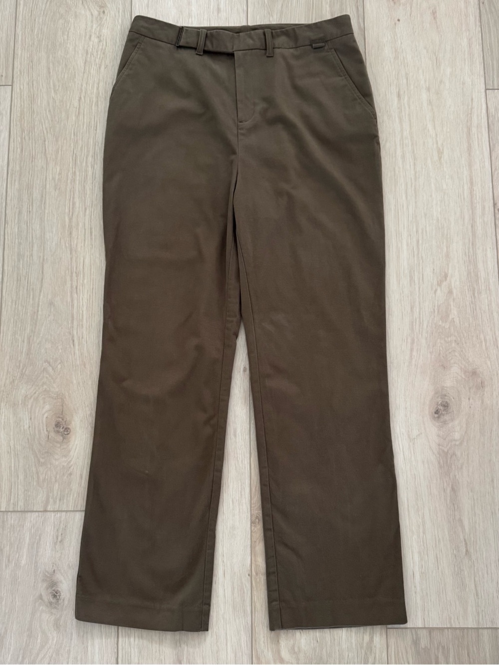 Lauren Ralph Lauren women’s brown 14W chinos trousers straight leg stretch